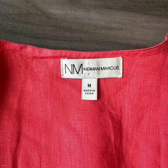 Neiman Marcus Wrap Dress Size M - Picture 3 of 5